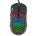 Mouse Gaming itek G71 - 12000DPI, RGB, Software, Sensore P3327, ultra leggero, nido d'ape