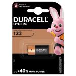 Duracell Ultra M3 3v Lithium DL123A /CR123A / ELI123A confezione in blister
