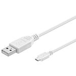 Cavo USB 2.0 A / Micro B - 1,8m - Bianco