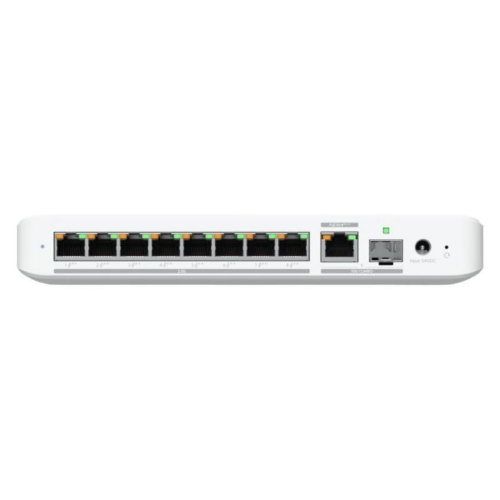 SWITCH 8P 2.5GBE POE++ UBIQUITI USW-FLEX-2.5G-8-POE (196W) UNIFI con 1P UPLINK combinata RJ45/SFP+ da 10 GBE (NON include AC Power)