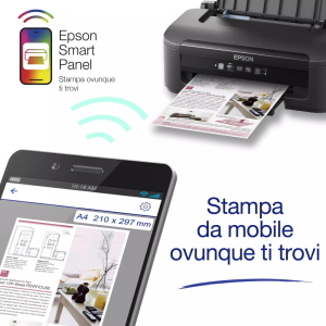 Stampante inkjet A4 WorkForce WF-2110W con connettività Wi-Fi ed Ethernet - A4 34PPM 
