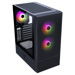 ITEK Case SIISBE 3.0 - Gaming Middle Tower, 3x12cm ARGB fan, USB3, Side Panel Temp Glass with hinge