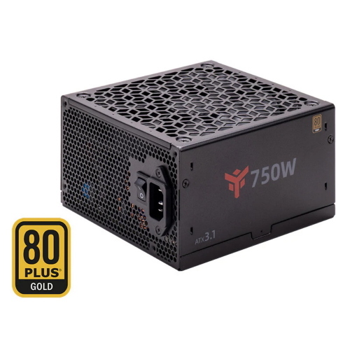ITEK Alimentatore GBI750 - 750W- 80Plus Gold- ATX 3.1- Ventola FDB 14cm- Cond Giapponesi- Modulare