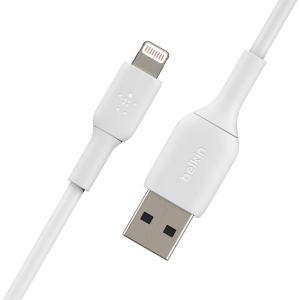 Belkin Cavo da Lightning a USB-A, 1 metro, bianco