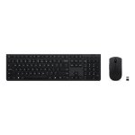 TASTIERA+MOUSE WIRELESS LENOVO 4X31R64334 Black TastNum 3Y