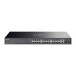 SWITCH 28P LAN Gigabit TP-LINK ES228GP Easy Managed 24P POE+ 2P Gigabit no PoE 2P Gigabit SFP- cust.in acciaio-mont.rack 1U 19