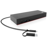 DOCKING STATION LENOVO 40AF0135EU Ibrido USB-C con USB-A BLACK 2xDP 2xHDMI 3USB3.1 2USB2.0 1USB-C Glan Universale