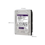 HARD DISK SATA3 3.5 12000GB(12TB) WD122PURP WD 256mb cache 7200rpm PURPLE PRO videosorveglianza 24x7