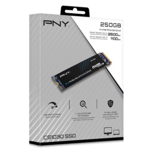 SSD-Solid State Disk m.2(2280) NVMe 500GB PCIe3.0x4 PNY M280CS1030-500-RB Read:2100MB/s-Write:1700MB/s