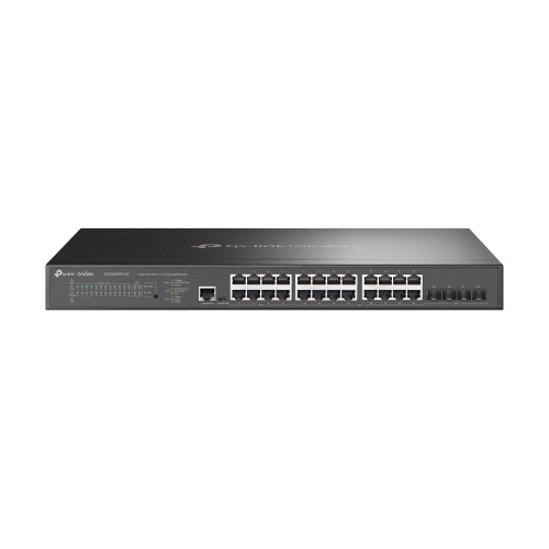 SWITCH 24P 2.5GBASE-T e 4P 10GE SFP+ TP-LINK SG3428XPP-M2 L2+ con 16P PoE+Garanzia a vita