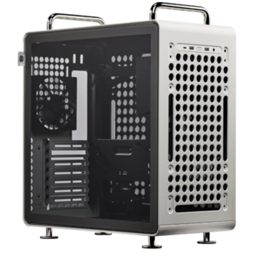 CABINET ATX MIDI TOWER COOLER MASTER Q540-LGNN-S00 QUBE 540 Moonstone 1x3.5/2.5 2xUSB3.2 4x120mmFan-support NoPsu VETRO LATERALE