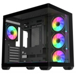CABINET ATX MIDI TOWER COOLER MASTER E681-KHNN-SIF Elite 681 7FAN Black 1x3.5 2x2.5 2xUSB3.0 7x120mm-ARGB NoAlim VETRO LATERALE