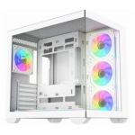 CABINET ATX MIDI TOWER COOLER MASTER E681-WHNN-SIF Elite 681 7FAN White 1x3.5 2x2.5 2xUSB3.0 7x120mm-ARGB NoAlim VETRO LATERALE