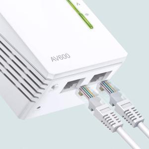 TP-LINK TL-WPA4220 AV600 WiFi Powerline Extender (SINGOLO) - 300 Mbps, 2.4GHz, 2 Porte Ethernet