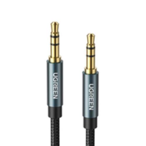 UGREEN Cavo Audio 3.5mm maschio a 3.5mm maschio, placcato in oro con case in metallo 2m (Blue)