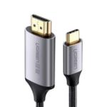 UGREEN Cavo USB-C a HDMI maschio a maschio, case in alluminio, 1.5m (Gray Black)