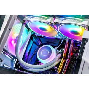 COOLER MASTER Dissipatore a liquido MasterLiquid ML240 ILLUSION White Edition