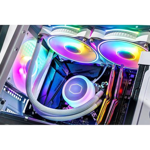 COOLER MASTER Dissipatore a liquido MasterLiquid ML240 ILLUSION White Edition