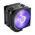 COOLER MASTER Ventola Hyper 212 RGB BLACK Edition with LGA1700, Tower, 120mm 650-2000 RPM PWM fan, 4x heatpipes, Full Socket Support