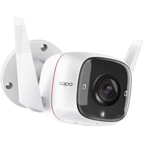 TP-LINK Videocamera di sorveglianza TC65 Outdoor,2,4Ghz,2×Ant,1×Eth P,1xMicroSD, IP66,3MP,2way Audio
