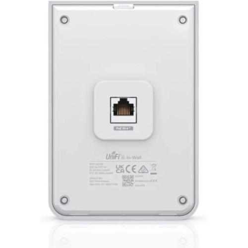 Ubiquiti U6-IW WI-FI 6 IN WALL 2.4GHZ: 573,5 MBIT/S-5 GHZ 4,8 MBIT/S-CONSUMO ENERGETICO (MAX): 13,5 W