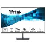 ITEK Monitor GWF - 27" FLAT, FHD 1920x1080, VA, 75Hz, 16:9, HDMI, VGA, Audio Out, LBL, Slim, Frameless