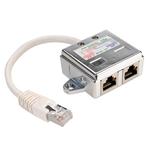 Sdoppiatore di Cavo di rete UTP/FTP Cat. 5 Cable - Metal - attenzione DA UTLIZZARE IN COPPIA