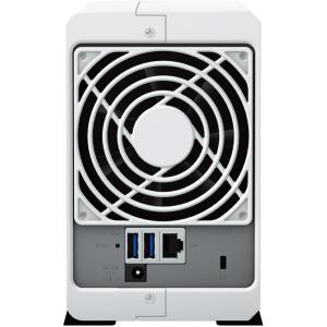 NAS Synology DS223J 2xSata 2,5"/3,5" NO HDD (Realtek RTD1619B quad-core 1 GB Ram 1 porta LAN RJ-45 1GbE)