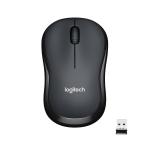 Mouse Logitech Cordless/Wireless M220 Silent ottico Black/Grey (910-004878)