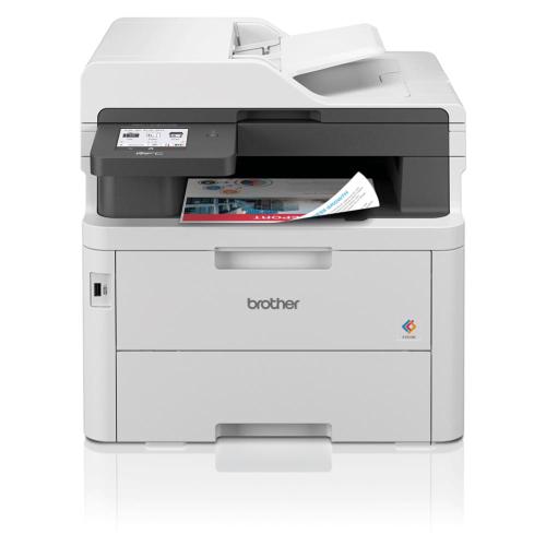 Laser Colori MFC-L3760CDW 4:1 A4 26ppm 512MB USB/Lan/WiFi F/R ADF LCD
