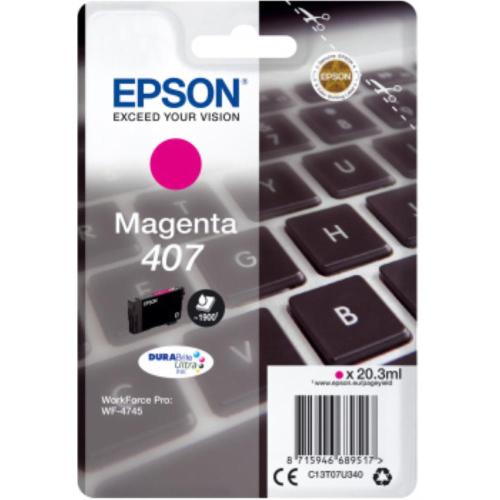 Epson 407 Magenta Tastiera WF-4745DTWF C13T07U340
