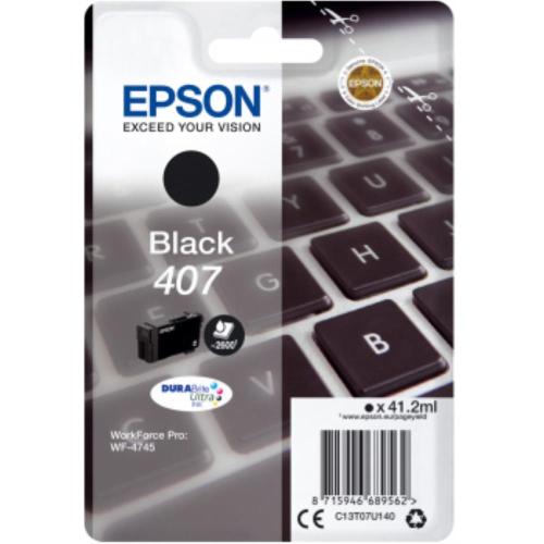 Epson 407 Nero Tastiera WF-4745DTWF C13T07U140