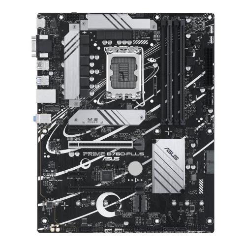 Asus PRIME B760-PLUS Skt.1700 ATX 4D5DC-7200OC VGA/HDMI/DP 1PCIE5.0X16 4SATA3-R M.2 USB3.2 GLAN B760
