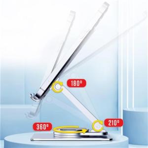 SUPPORTO X SMARTPHONE/TABLET ATLANTIS P022-SS01-AGP BASE GIREVOLE-INCLIN.DA 0° A 120°-H DA 0CM A 6CM