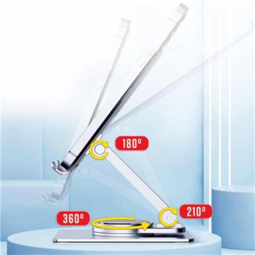 SUPPORTO X SMARTPHONE/TABLET ATLANTIS P022-SS01-AGP BASE GIREVOLE-INCLIN.DA 0° A 120°-H DA 0CM A 6CM