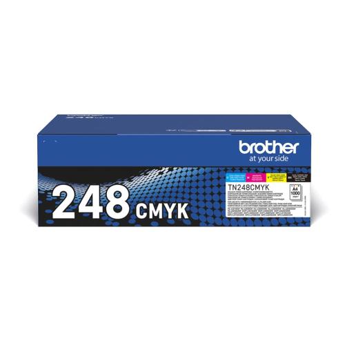 Brother TN-248VAL Toner Multipack CMYK HLL3220CW/3240CDW DCPL3560CDW MFC-L3740CDWE/3760CDW HL8230