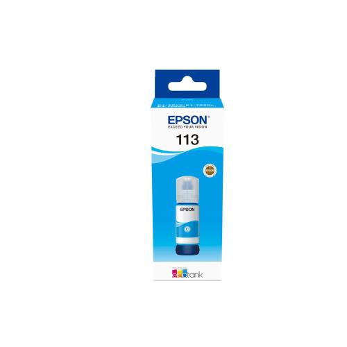 Epson C13T06B240 Flacone 113 Ciano EcoTank ET16600, ET5800, ET5850, ET5880