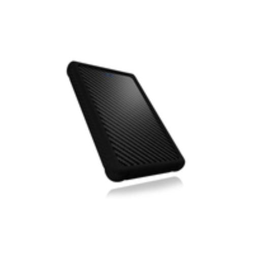ICY Case Esterno per HDD, 1xSATA 2,5" a 1xUSB3.2 Gen1 Host, senza viti, protezione in silicone