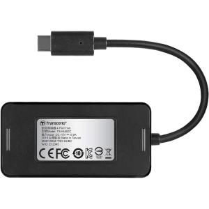 Hub USB 3.1 Gen1 Transcend HUB2C Type C 4 Porte Type A, no extra power needed (TS-HUB2C)