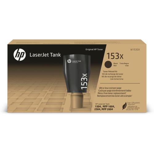 HP Toner N.153X W1530X Nero 5000pg Reload Kit LaserJet Tank 1504W, 1604DW, 2504DW, 2604DW