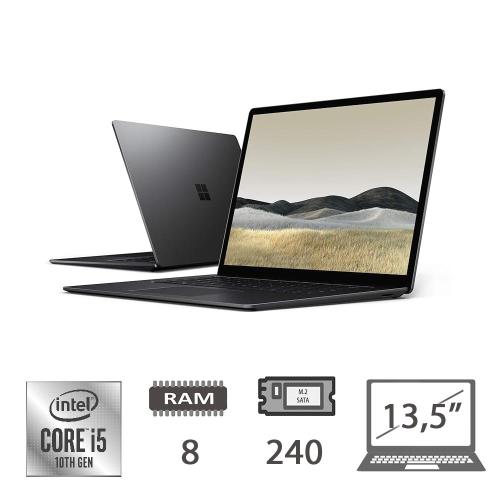 NB Refurbished (Grado A) Microsoft Surface Laptop 3  LCD 13.5" Intel i5-1035G7 RAM 8GB SSD 256Gb Nero Touch IT - Windows 10 Professional