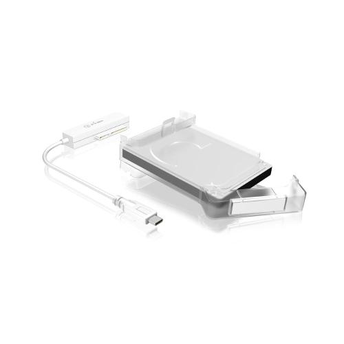 ICY BOX Case Esterno per SSD/HDD 2.5" a 1x USB 3.2 Gen1 Type-C, inclusa protezione