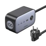 UGREEN Caricatore USB ciabatta 100W GaN Nexode, 3x Type-C, 1xUSB3, 2x Schuko, Black