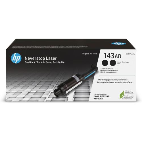 TONER HP 143A W1143AD NERO CONFEZIONE DOPPIA 2x2.500pg LASERJET E4