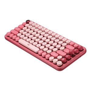 TASTIERA LOGITECH RETAIL POP KEYS HEARTBREAKER ROSE WIRELESS BLUETOOTH TASTI EMOJI 138,47X321,2X35-4MM P/N 920-010727