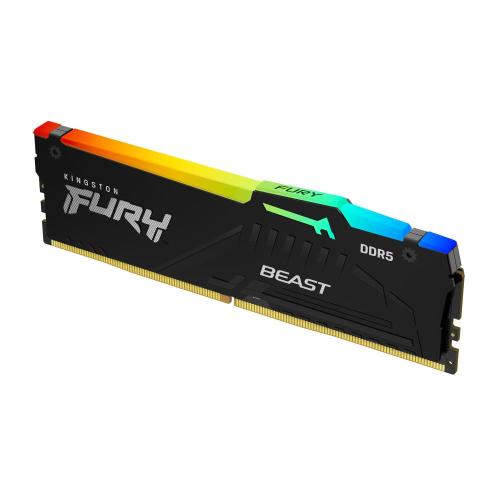 DDR5 16GB 5600Mhz RGB KF556C40BBA-16 Kingston FURY Beast Black CL40