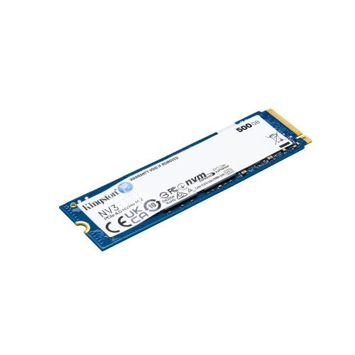 SSD-Solid State Disk m.2(2280) NVMe 500GB PCIe4.0x4 KINGSTON SNV3S/500G Read:5000MB/s-Write:3000MB/s