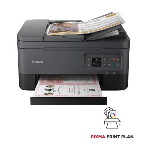 STAMPANTE CANON MFC INK PIXMA TS7450i BLACK 5449C006 A4 3in1 13ipm Display OLED, F/R ADF USB WIFI AirPrint, Pixma Cloud