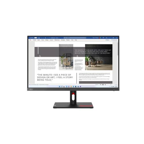 MONITOR LENOVO ThinkVision S27i-30 63DFKAT4EU 27FHD IPS AG 16:09 Blk 4ms 300cd/m2 3Y Vesa HDMI VGA Tilt