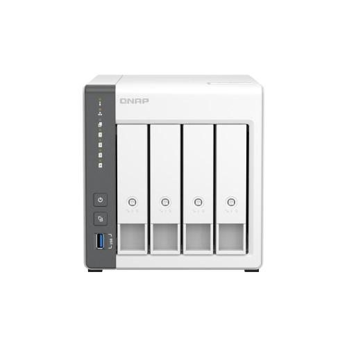 NAS QNAP TS-433-4G X 4HD 3,5/2,5SATA6>NO HD< 1P x2.5GbE - 1P x GbE -2P USB2.0-4Gb,Quad Core ARM 2.0GHz-GAR.2 ANNI